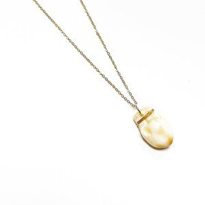 B. Yellowtail Elks Tooth Necklace